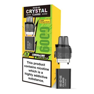 SKE Crystal CL6000 Prefilled Pod - Lemon Lime