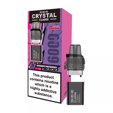 SKE Crystal CL6000 Prefilled Pod - Blueberries Raspberries
